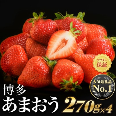 人気1位獲得謝礼品★博多あまおう約1,080g(2027年2月以降発送)【あまおう】.AA325
