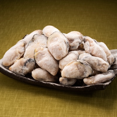 旬を急速凍結した濃厚な牡蠣(3.0kg).バラ凍結.国産.BC010