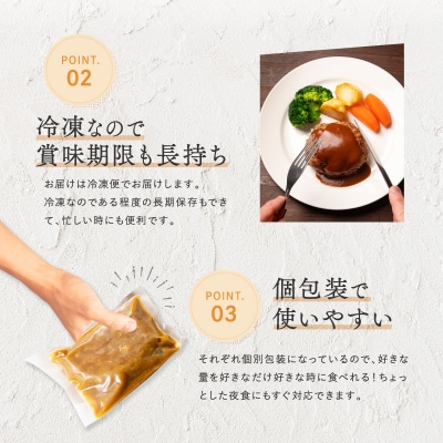 累計300万個突破記念!どーんと16個!4種ハンバーグセット【150g×16個】.AA260