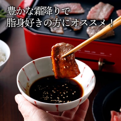 こくうま霜降りカルビ焼肉500g【博多和牛】.AA461