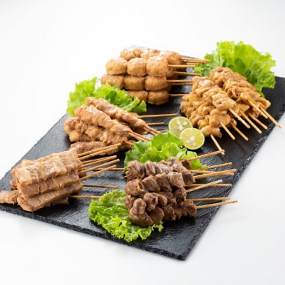 どーんと50本!焼き鳥(タレ)1パック5種類×10パック.AC172