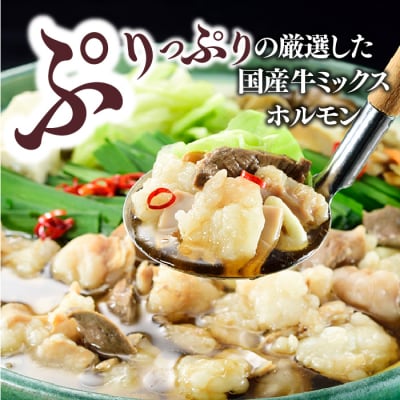 工場直販.得用もつ鍋(醤油)8～10人前【もつ鍋・醤油味】.AC186