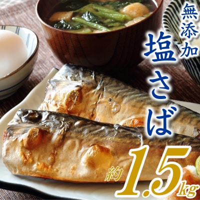 バラ凍結で便利!塩さば(約1.5kg).ZI310