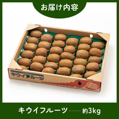 キウイフルーツ(グリーン)3kg程度/2026年1月～2月配送予定.AC196