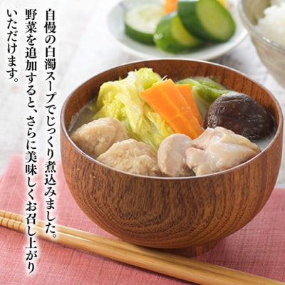 【具だくさん簡単ひとり鍋】本場の博多水炊き(5袋)【水炊き】.AB508