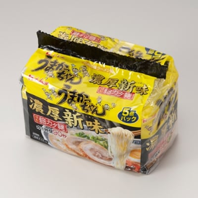 福岡・博多の味『うまかっちゃん』30袋(5袋パック×6セット)/濃厚新味【豚骨ラーメン】.AB519