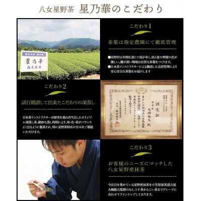 八女星野茶詰合せ「星乃絆」【八女茶】.AB526