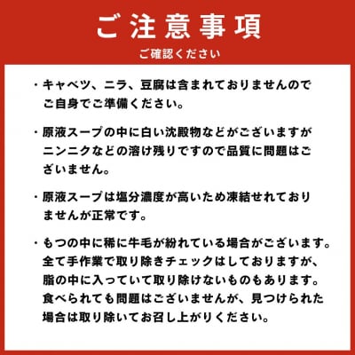 【予約が取れない老舗人気店】博多もつ鍋 4～5人前×2セット【もつ鍋・醤油味】.CF045