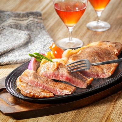 博多和牛サーロインステーキ(約400g)【博多和牛】.BA032