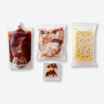 【味味】もつ鍋2～3人前セット(醤油味)【もつ鍋・醤油味】.AC273