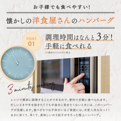 累計40万個突破!どーんと3kg!大容量デミハンバーグ【150g×20個】【訳あり】.AD275