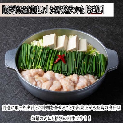 博多味処「いろは」の博多もつ鍋/2～3人前(あごだし味噌)【もつ鍋・味噌味】.AG153