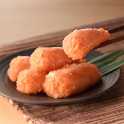 2種類の切れ子明太子セット1000g【辛子明太子】.AF197