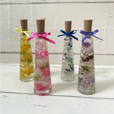 プレゼントに♪ハーバリウムレジンライト2本セット.BA055