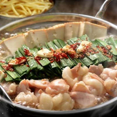 博多牛もつ鍋2人前(醤油味).A1648