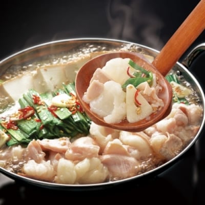 博多牛もつ鍋2人前(醤油味).A1648