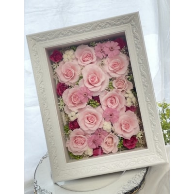 グレース白フレームアレンジ(A4サイズ).HF001