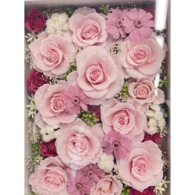 グレース白フレームアレンジ(A4サイズ).HF001