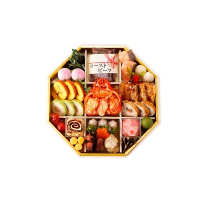 日本料理てら岡・おせち/「てら岡おせち三段重」(6～8人前).JDD003