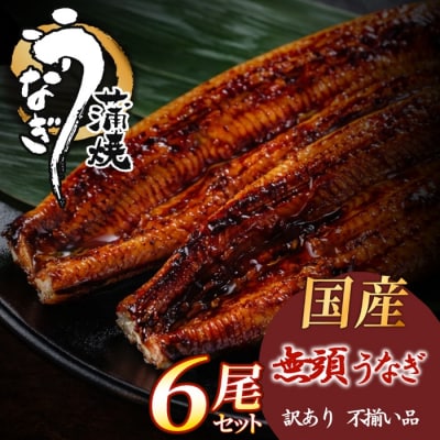 【不揃い訳あり】うなぎの蒲焼き6尾セット.BH017