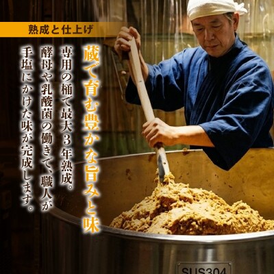 信州米糀みそ 雪娘(赤)2個セット 計1.8kg