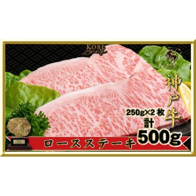 【2026年4月より順次発送】神戸ビーフロースステーキ500g(250g×2枚)[54030173]