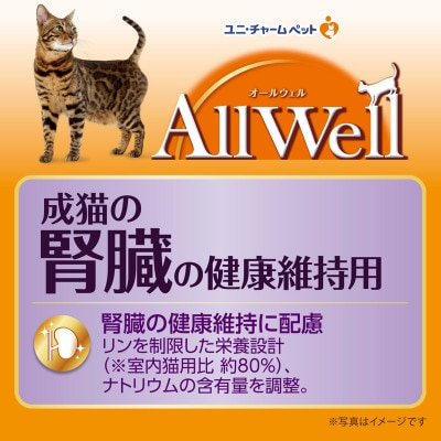 AllWell 成猫の腎臓の健康維持用 フィッシュ味 挽き小魚とささみパウダー入[54030446]