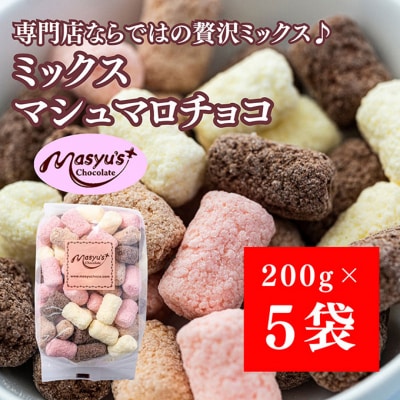 ミックスマシュマロチョコ 1000g 200gx5袋 4月～10月発送[54030729]