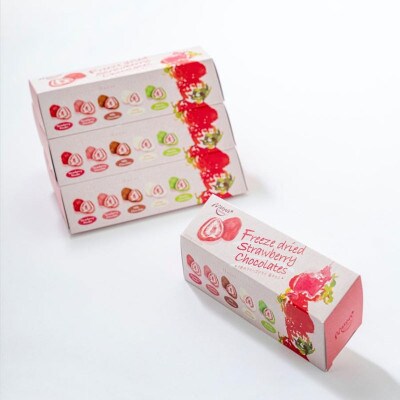 5色の苺チョコ 5粒×56箱 4月～10月発送 [54030769]