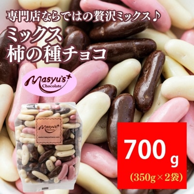 ミックス柿の種チョコ 700g 350g×2袋 4月～10月発送[54031080]