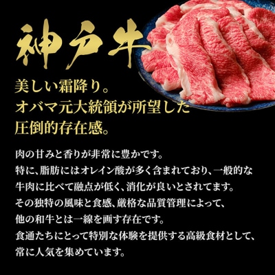 【和牛セレブ】神戸牛焼肉(焼きすき)ブリスケスライス600g[54030710]