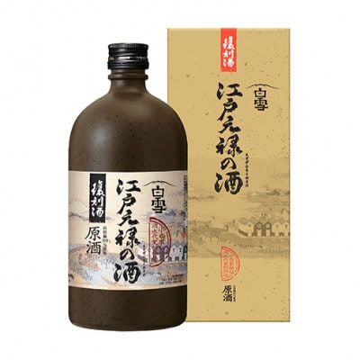 超特撰 白雪 江戸元禄の酒(復刻酒)原酒 720ml 瓶詰 化粧箱入 [54030006]