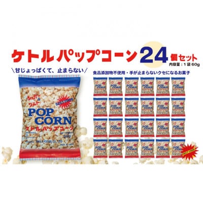デイリー ケトルパップコーン シュガー&ソルト味 60g×24袋 [54030431]