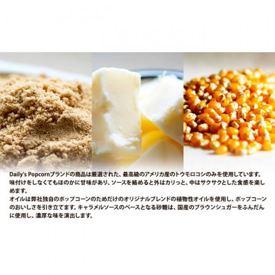 Daily's Popcorn　キャラメルコーヒー味　100g×4袋[54030677]