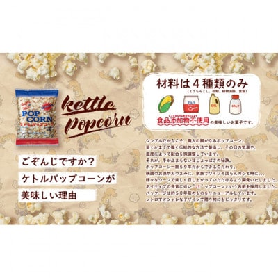 デイリーのポップコーンしお味 6個 ケトルパップコーン シュガー&ソルト味 6個[54030680]