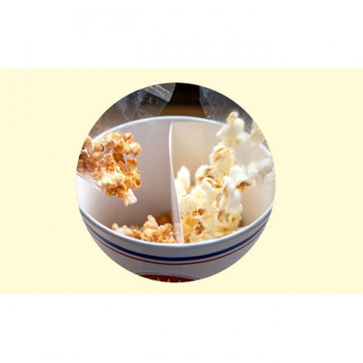 シネマサイズポップコーン(しお味43g キャラメル味65g)×4個[54030682]