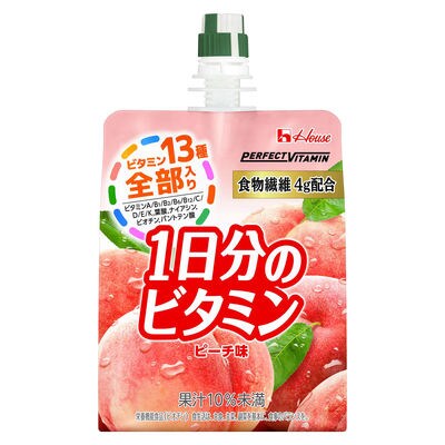 【最短当日発送】PERFECT VITAMIN1日分のビタミンゼリーピーチ味食物繊維入り(24個入)