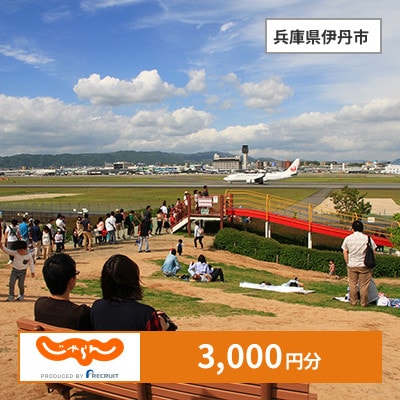【じゃらんふるさと納税クーポン】 兵庫県伊丹市でつかえる3,000円 クーポン