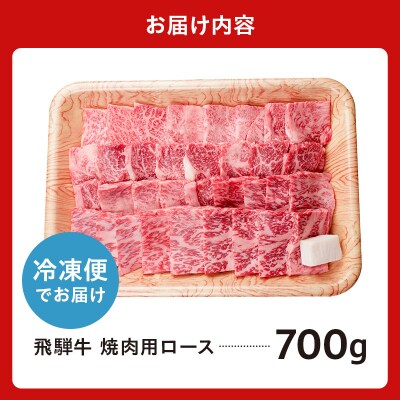 飛騨牛　焼肉用(ロース700g)　