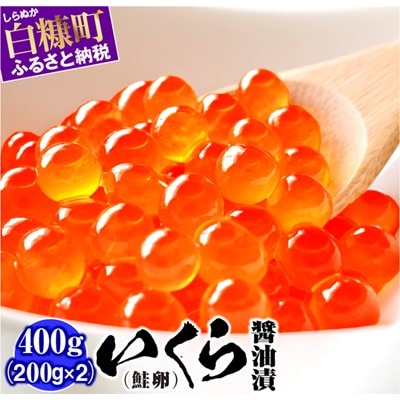 鮭いくら醤油漬け 400g(200g×2) 小分けパック