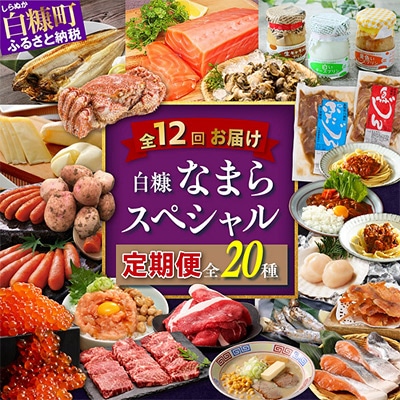 【発送月固定定期便】白糠なまらスペシャル定期便 全12回
