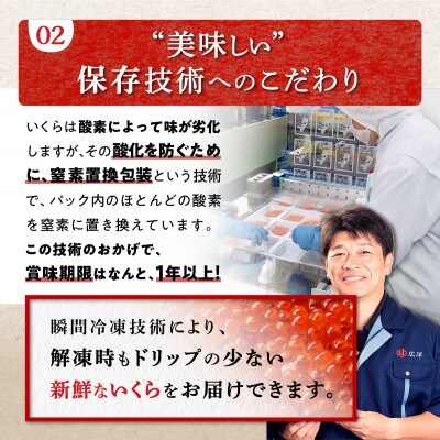 【2ヵ月毎定期便】鮭いくら醤油漬け 400g(200g×2)全3回