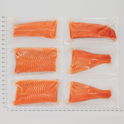 国産ワンフローズントラウトサーモン【950g】