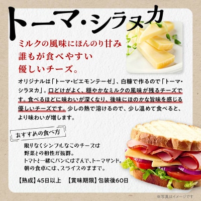 白糠酪恵舎チーズ3種セット【スカモルツァ、トーマ・シラヌカ、ロビオーラ】