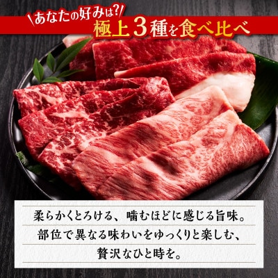 白糠牛 すき焼き3種セット【600g】