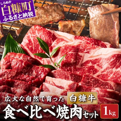 白糠牛 焼肉3種セット【1kg】