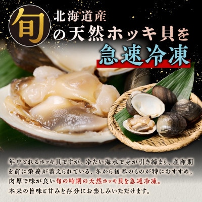 北海道 天然 生 ホッキ貝 お刺身 セット　3～4人前