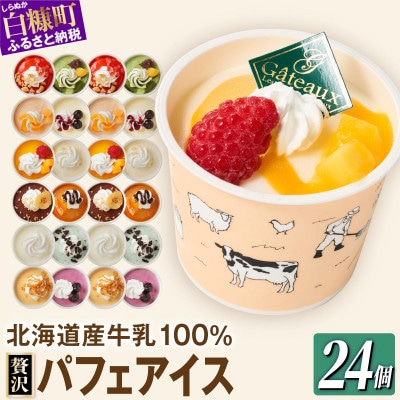 シラリカパフェアイス 贅沢アソート 計24個