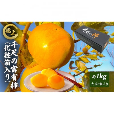 極上! 千疋の富有柿(化粧箱入り) [54010104]