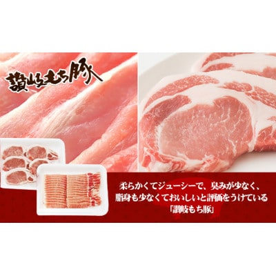 讃岐もち豚 ローススライス・テキカツ 各500gセット [54010064]